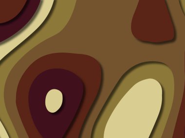 kağıt ile 3D arka plan şekilleri kesim. Soyut kağıt kitap kapağı için şablon arka plan bölmek. Kağıt arka plan kes. Soyut gerçekçi kağıt dekorasyon tasarımı için