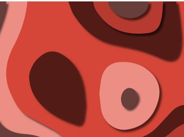 kağıt ile 3D arka plan şekilleri kesim. Soyut kağıt kitap kapağı için şablon arka plan bölmek. Kağıt arka plan kes. Soyut gerçekçi kağıt dekorasyon tasarımı için