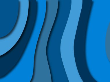 Renkli oyma sanat. Kağıt arka plan şekilleri kesim kağıdı ile kesin. İş sunumları, el ilanları, afişler, davetler için şablon tasarım düzen