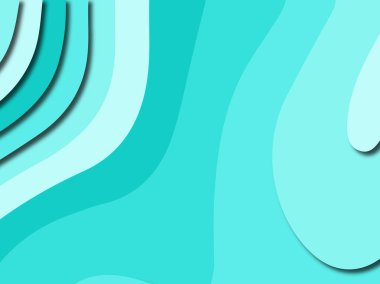 Renkli oyma sanat. Kağıt arka plan şekilleri kesim kağıdı ile kesin. İş sunumları, el ilanları, afişler, davetler için şablon tasarım düzen