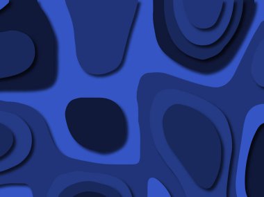 Renkli oyma sanat. Kağıt arka plan şekilleri kesim kağıdı ile kesin. İş sunumları, el ilanları, afişler, davetler için şablon tasarım düzen