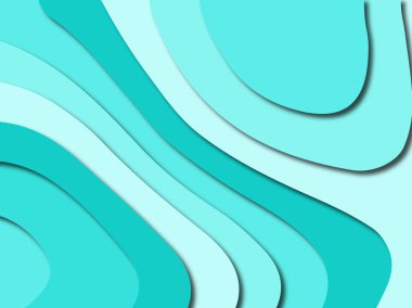 Renkli oyma sanat. Kağıt arka plan şekilleri kesim kağıdı ile kesin. İş sunumları, el ilanları, afişler, davetler için şablon tasarım düzen