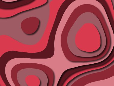 Renkli oyma sanat. Kağıt arka plan şekilleri kesim kağıdı ile kesin. İş sunumları, el ilanları, afişler, davetler için şablon tasarım düzen