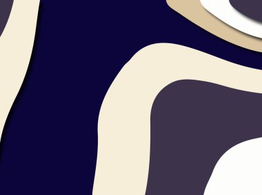 Renkli oyma sanat. Kağıt arka plan şekilleri kesim kağıdı ile kesin. İş sunumları, el ilanları, afişler, davetler için şablon tasarım düzen