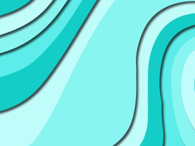 Renkli oyma sanat. Kağıt arka plan şekilleri kesim kağıdı ile kesin. İş sunumları, el ilanları, afişler, davetler için şablon tasarım düzen