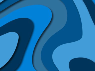 Renkli oyma sanat. Kağıt arka plan şekilleri kesim kağıdı ile kesin. İş sunumları, el ilanları, afişler, davetler için şablon tasarım düzen