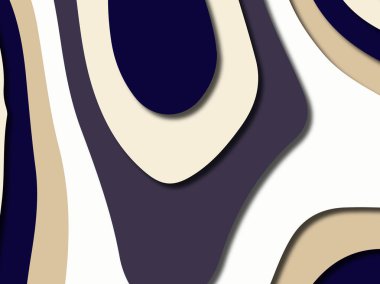 Renkli oyma sanat. Kağıt arka plan şekilleri kesim kağıdı ile kesin. İş sunumları, el ilanları, afişler, davetler için şablon tasarım düzen