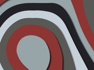 Renkli oyma sanat. Kağıt arka plan şekilleri kesim kağıdı ile kesin. İş sunumları, el ilanları, afişler, davetler için şablon tasarım düzen