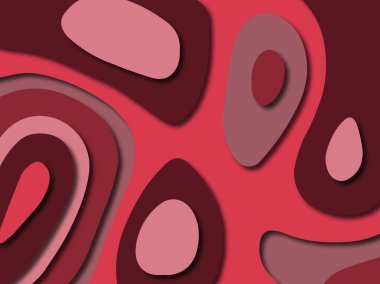 Renkli oyma sanat. Kağıt arka plan şekilleri kesim kağıdı ile kesin. İş sunumları, el ilanları, afişler, davetler için şablon tasarım düzen