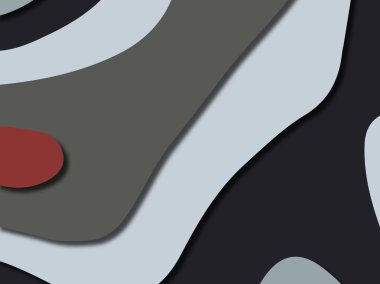 Renkli oyma sanat. Kağıt arka plan şekilleri kesim kağıdı ile kesin. İş sunumları, el ilanları, afişler, davetler için şablon tasarım düzen