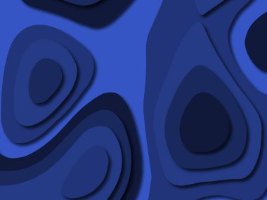 Renkli oyma sanat. Kağıt arka plan şekilleri kesim kağıdı ile kesin. İş sunumları, el ilanları, afişler, davetler için şablon tasarım düzen