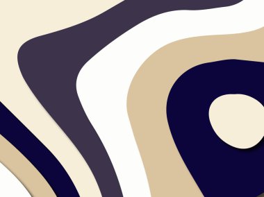 Renkli oyma sanat. Kağıt arka plan şekilleri kesim kağıdı ile kesin. İş sunumları, el ilanları, afişler, davetler için şablon tasarım düzen