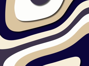 Renkli oyma sanat. Kağıt arka plan şekilleri kesim kağıdı ile kesin. İş sunumları, el ilanları, afişler, davetler için şablon tasarım düzen