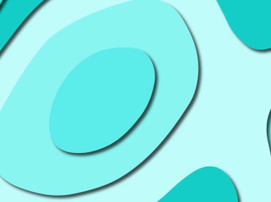 Renkli oyma sanat. Kağıt arka plan şekilleri kesim kağıdı ile kesin. İş sunumları, el ilanları, afişler, davetler için şablon tasarım düzen