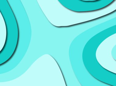 Renkli oyma sanat. Kağıt arka plan şekilleri kesim kağıdı ile kesin. İş sunumları, el ilanları, afişler, davetler için şablon tasarım düzen