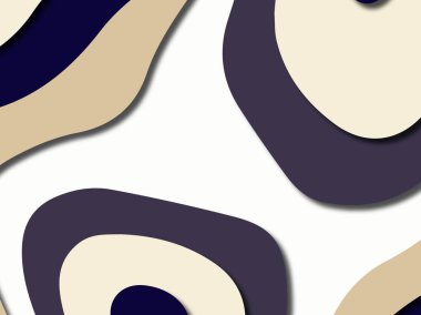 Renkli oyma sanat. Kağıt arka plan şekilleri kesim kağıdı ile kesin. İş sunumları, el ilanları, afişler, davetler için şablon tasarım düzen