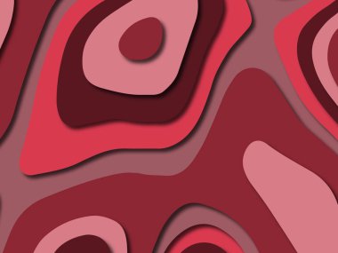 Renkli oyma sanat. Kağıt arka plan şekilleri kesim kağıdı ile kesin. İş sunumları, el ilanları, afişler, davetler için şablon tasarım düzen