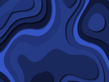 Renkli oyma sanat. Kağıt arka plan şekilleri kesim kağıdı ile kesin. İş sunumları, el ilanları, afişler, davetler için şablon tasarım düzen