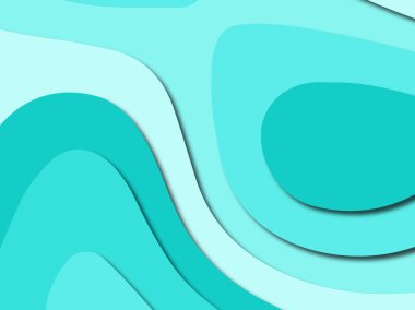 Renkli oyma sanat. Kağıt arka plan şekilleri kesim kağıdı ile kesin. İş sunumları, el ilanları, afişler, davetler için şablon tasarım düzen