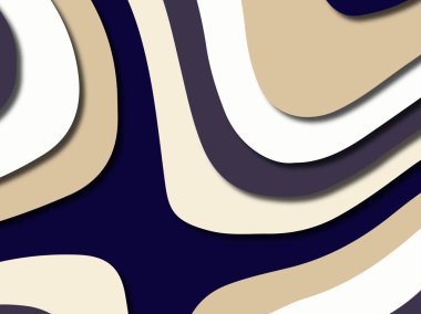 Renkli oyma sanat. Kağıt arka plan şekilleri kesim kağıdı ile kesin. İş sunumları, el ilanları, afişler, davetler için şablon tasarım düzen