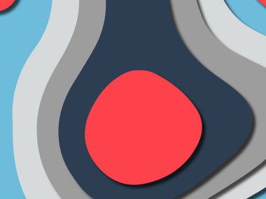 Renkli oyma sanat. Kağıt arka plan şekilleri kesim kağıdı ile kesin. İş sunumları, el ilanları, afişler, davetler için şablon tasarım düzen