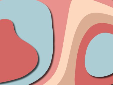 Renkli oyma sanat. Kağıt arka plan şekilleri kesim kağıdı ile kesin. İş sunumları, el ilanları, afişler, davetler için şablon tasarım düzen