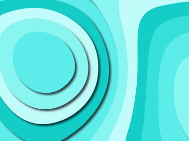 Renkli oyma sanat. Kağıt arka plan şekilleri kesim kağıdı ile kesin. İş sunumları, el ilanları, afişler, davetler için şablon tasarım düzen