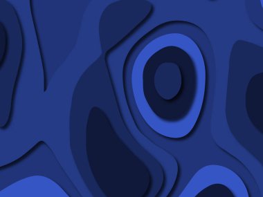 Renkli oyma sanat. Kağıt arka plan şekilleri kesim kağıdı ile kesin. İş sunumları, el ilanları, afişler, davetler için şablon tasarım düzen