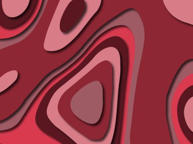 Renkli oyma sanat. Kağıt arka plan şekilleri kesim kağıdı ile kesin. İş sunumları, el ilanları, afişler, davetler için şablon tasarım düzen