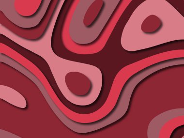 Renkli oyma sanat. Kağıt arka plan şekilleri kesim kağıdı ile kesin. İş sunumları, el ilanları, afişler, davetler için şablon tasarım düzen