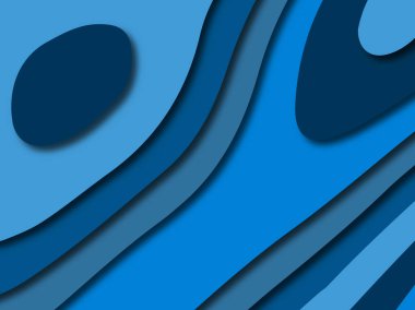 Renkli oyma sanat. Kağıt arka plan şekilleri kesim kağıdı ile kesin. İş sunumları, el ilanları, afişler, davetler için şablon tasarım düzen