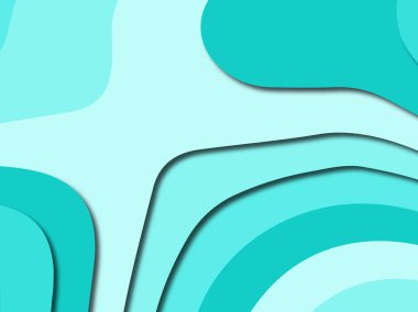 Renkli oyma sanat. Kağıt arka plan şekilleri kesim kağıdı ile kesin. İş sunumları, el ilanları, afişler, davetler için şablon tasarım düzen