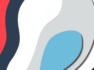 Renkli oyma sanat. Kağıt arka plan şekilleri kesim kağıdı ile kesin. İş sunumları, el ilanları, afişler, davetler için şablon tasarım düzen