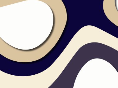 Renkli oyma sanat. Kağıt arka plan şekilleri kesim kağıdı ile kesin. İş sunumları, el ilanları, afişler, davetler için şablon tasarım düzen