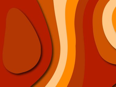 Renkli oyma sanat. Kağıt arka plan şekilleri kesim kağıdı ile kesin. İş sunumları, el ilanları, afişler, davetler için şablon tasarım düzen