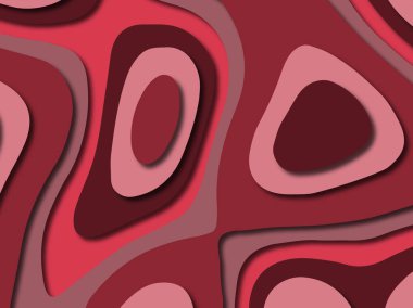 Renkli oyma sanat. Kağıt arka plan şekilleri kesim kağıdı ile kesin. İş sunumları, el ilanları, afişler, davetler için şablon tasarım düzen