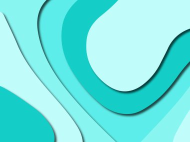 Renkli oyma sanat. Kağıt arka plan şekilleri kesim kağıdı ile kesin. İş sunumları, el ilanları, afişler, davetler için şablon tasarım düzen