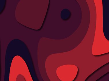 Renkli oyma sanat. Kağıt arka plan şekilleri kesim kağıdı ile kesin. İş sunumları, el ilanları, afişler, davetler için şablon tasarım düzen