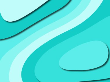 Renkli oyma sanat. Kağıt arka plan şekilleri kesim kağıdı ile kesin. İş sunumları, el ilanları, afişler, davetler için şablon tasarım düzen