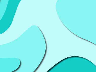 Renkli oyma sanat. Kağıt arka plan şekilleri kesim kağıdı ile kesin. İş sunumları, el ilanları, afişler, davetler için şablon tasarım düzen