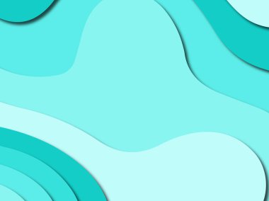 Renkli oyma sanat. Kağıt arka plan şekilleri kesim kağıdı ile kesin. İş sunumları, el ilanları, afişler, davetler için şablon tasarım düzen