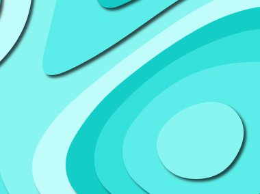 Renkli oyma sanat. Kağıt arka plan şekilleri kesim kağıdı ile kesin. İş sunumları, el ilanları, afişler, davetler için şablon tasarım düzen