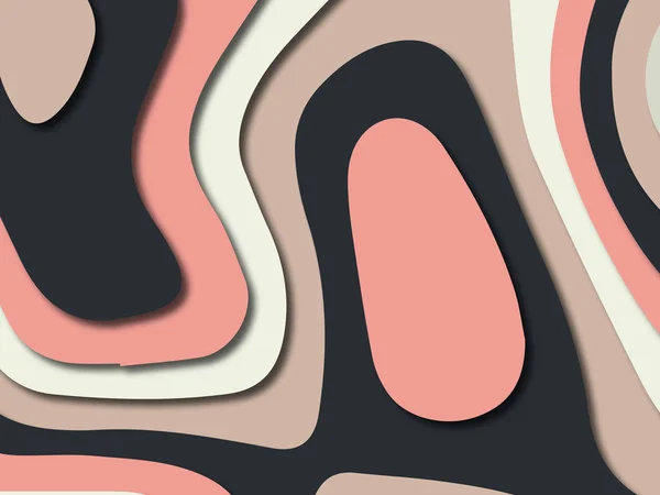 Farbenfrohe Schnitzkunst Papierschnitt Abstrakten Hintergrund Mit Papier Schneiden Formen Design — Stockfoto