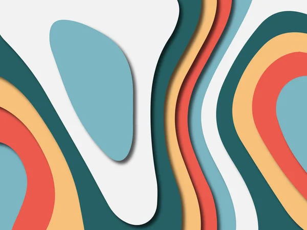 Renkli Oyma Sanat Kağıt Arka Plan Şekilleri Kesim Kağıdı Ile Stok Resim