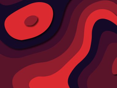 Renkli oyma sanat. Kağıt arka plan şekilleri kesim kağıdı ile kesin. İş sunumları, el ilanları, afişler, davetler için şablon tasarım düzen