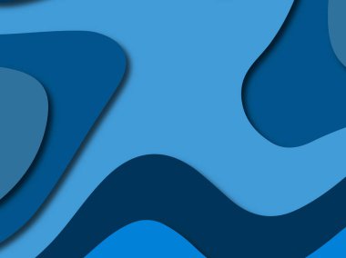 Renkli oyma sanat. Kağıt arka plan şekilleri kesim kağıdı ile kesin. İş sunumları, el ilanları, afişler, davetler için şablon tasarım düzen