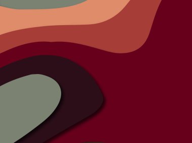 Renkli oyma sanat. Kağıt arka plan şekilleri kesim kağıdı ile kesin. İş sunumları, el ilanları, afişler, davetler için şablon tasarım düzen