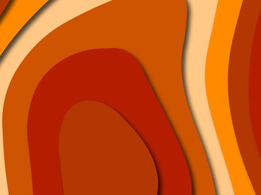 Renkli oyma sanat. Kağıt arka plan şekilleri kesim kağıdı ile kesin. İş sunumları, el ilanları, afişler, davetler için şablon tasarım düzen