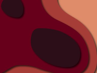 Renkli oyma sanat. Kağıt arka plan şekilleri kesim kağıdı ile kesin. İş sunumları, el ilanları, afişler, davetler için şablon tasarım düzen