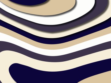 Renkli oyma sanat. Kağıt arka plan şekilleri kesim kağıdı ile kesin. İş sunumları, el ilanları, afişler, davetler için şablon tasarım düzen